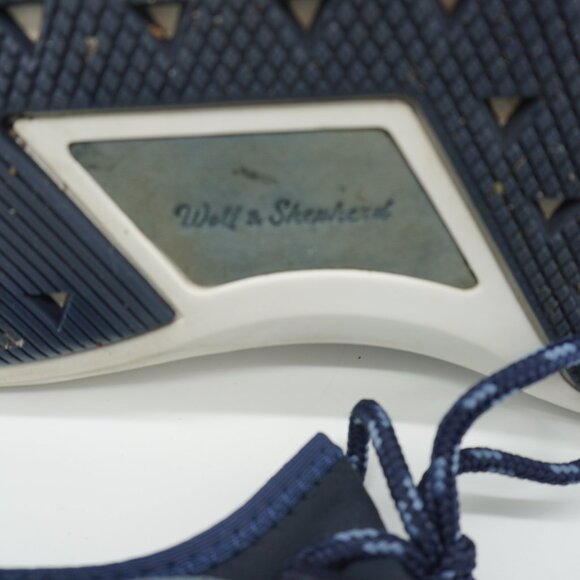 Wolf & Shepherd Crossover Mid Sneakers Mens Blue Nubuck Suede‎ 14 main image 10